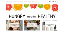 Desktop Screenshot of hungrymeetshealthy.com
