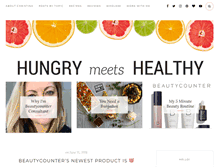 Tablet Screenshot of hungrymeetshealthy.com